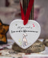 Love and a Weimaraner Ceramic Heart